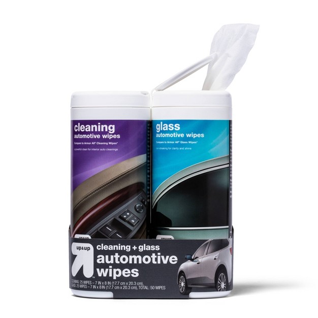 2pk Automotive Interior Cleaner Auto Wipes