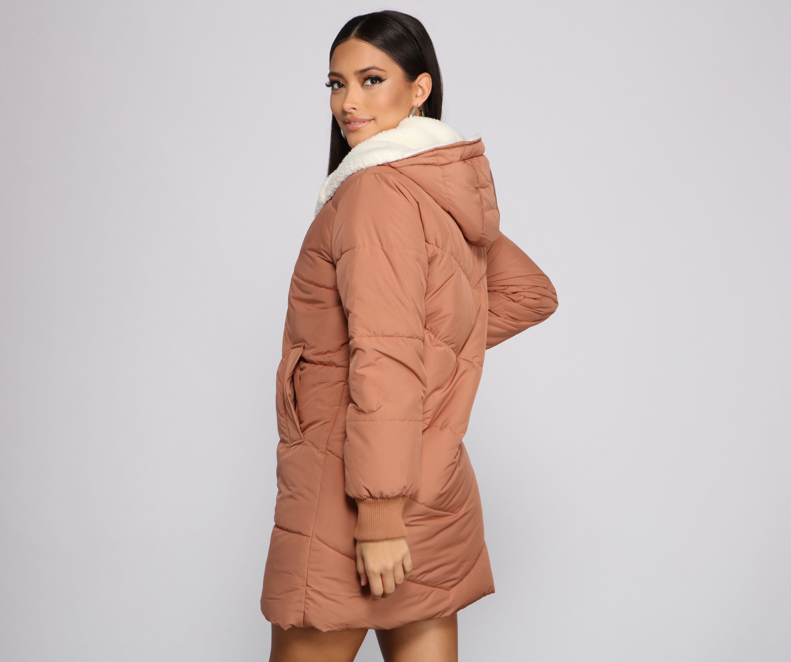 Cozy Up Long Line Puffer Jacket