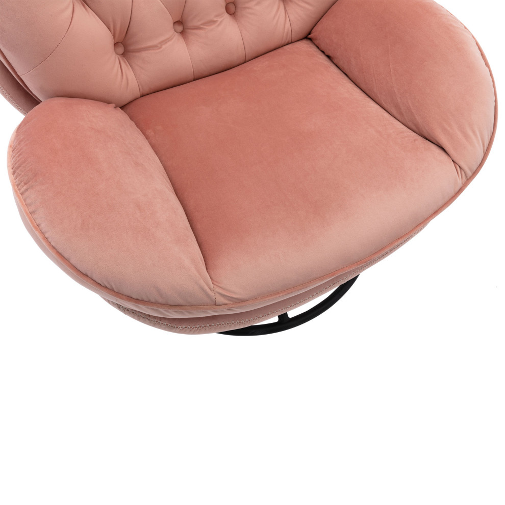 IA7003 Amelia Accent Chair  Pink   Contemporary   Armchairs And Accent Chairs   by IDEAZ International  LLC  Houzz