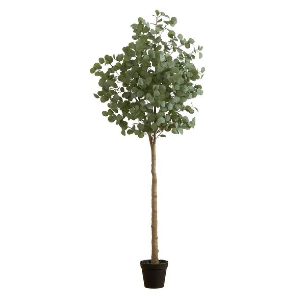 7' Artificial Eucalyptus Tree