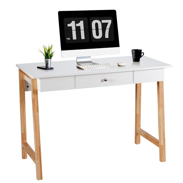 Tangkula Computer Desk Home Office Writing Study Table W Storage Drawer