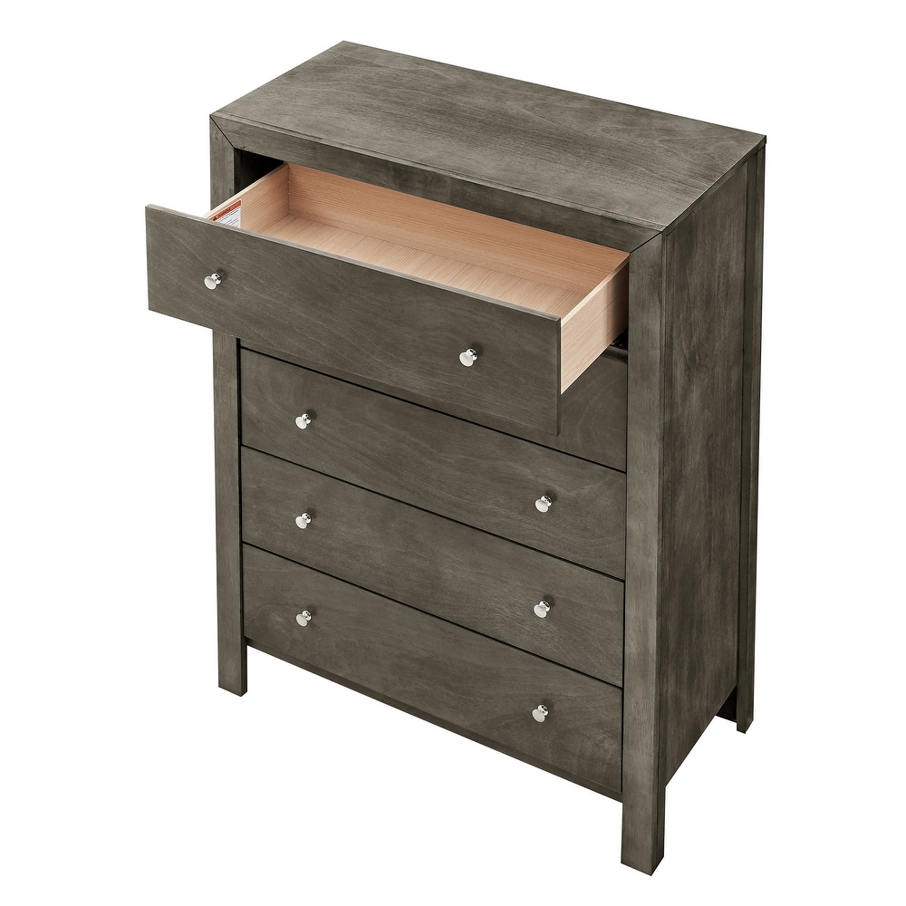 Burlington 5 Drawer Chest of Drawers (34 in L. X 17 in W. X 48 in H)