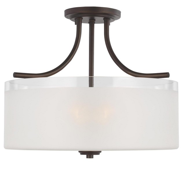 Three Light Semi flush Mount