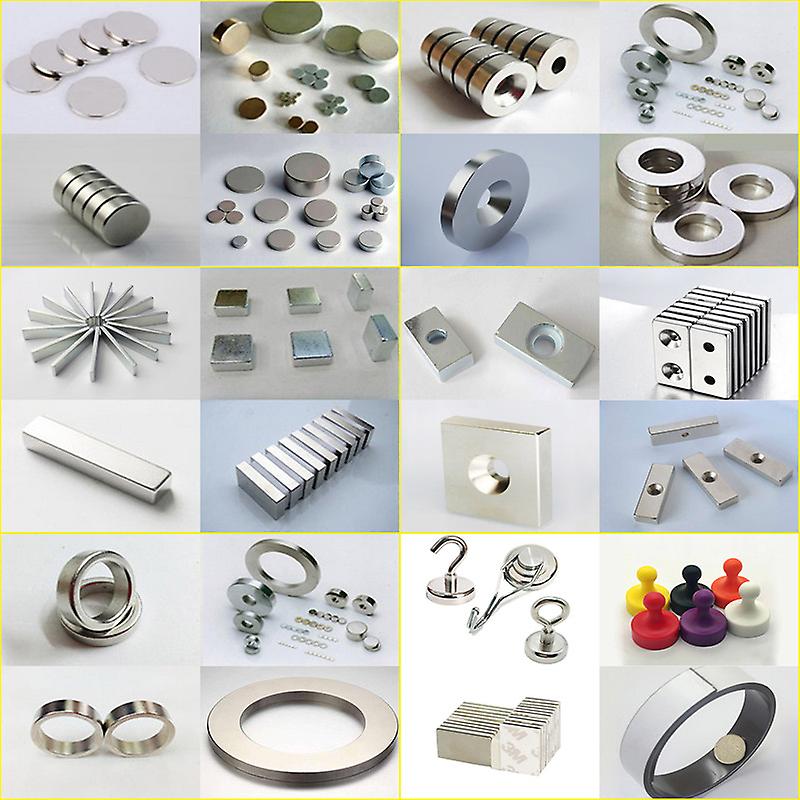 20~100pcs 12x4-4 N35 Powerful Magnetic 12*4 Mm Hole 4mm Countersunk Neodymium Magnet Permanent Ndfeb Magnets 12x4-4mm 12*4-4 Mm