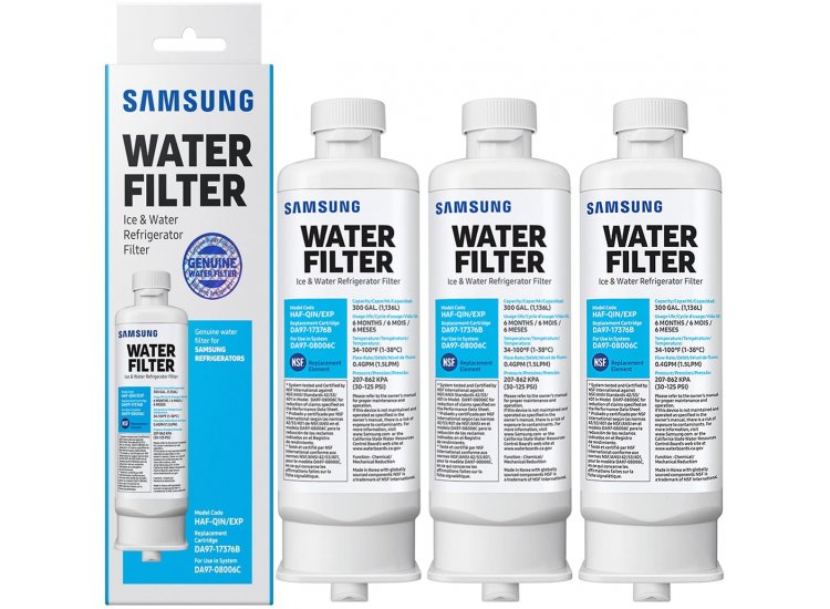  3-Pack Refrigerator Water Filter