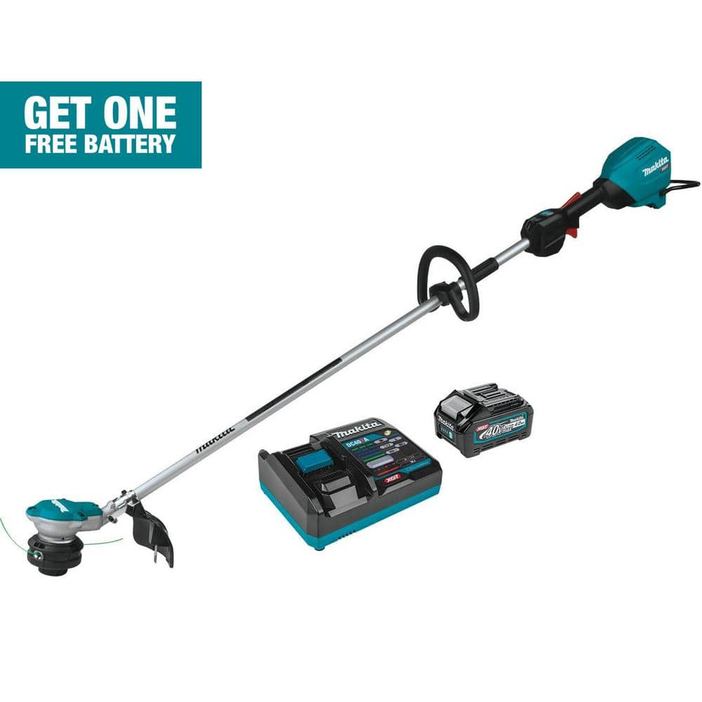 Makita 40V max XGT Brushless Cordless 15 in. String Trimmer Kit (4.0 Ah) GRU01M1