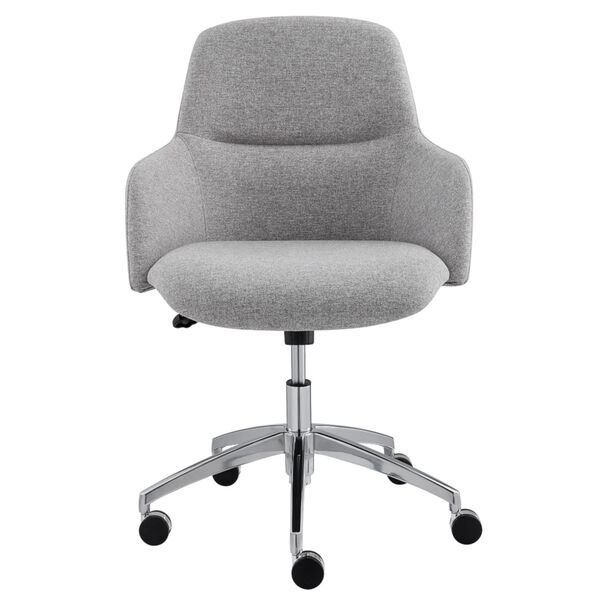 Minna Gray 26-Inch Low Back Office Chair