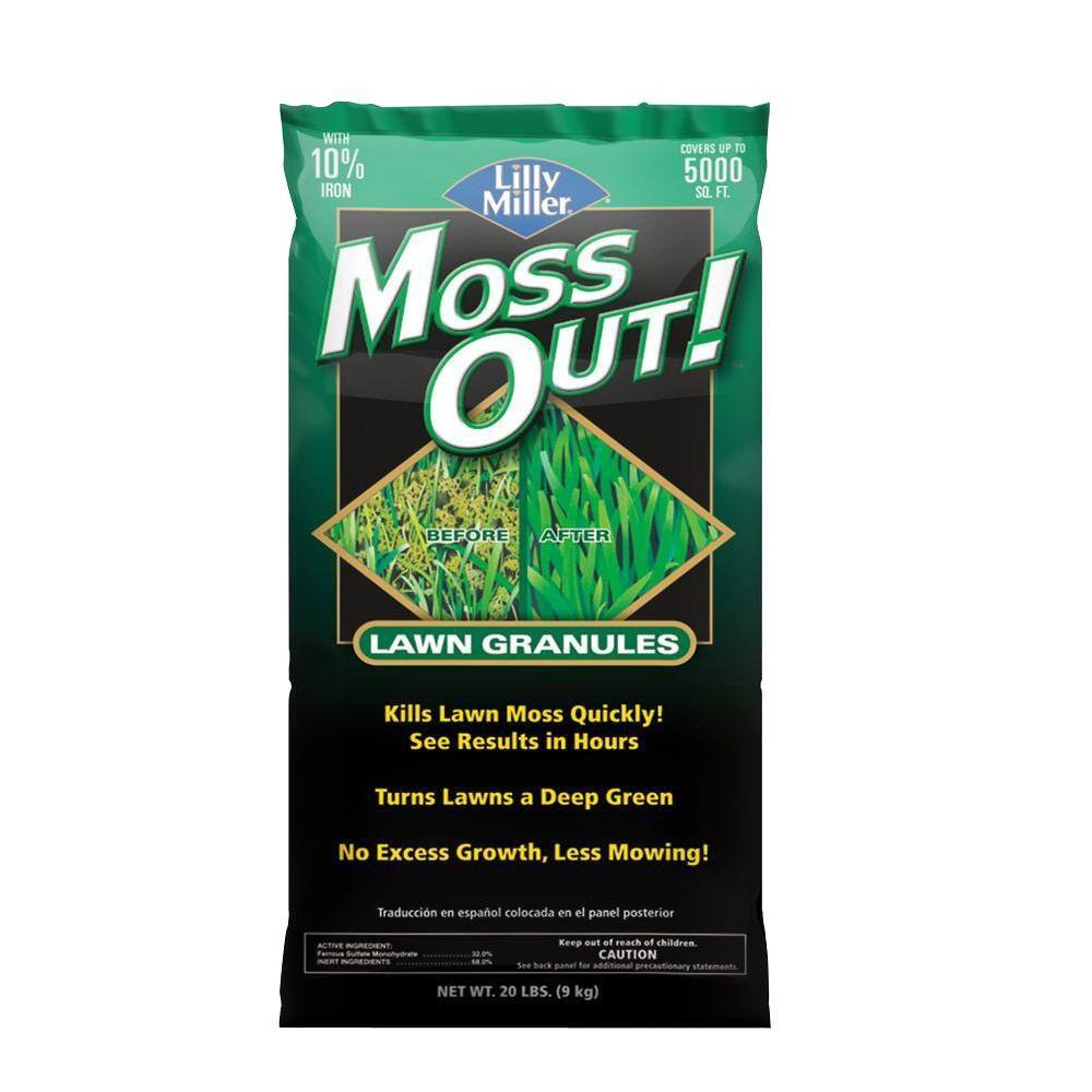 Moss Out! 20 lb. Moss Out! Moss Killer Lawn Granules 100099164