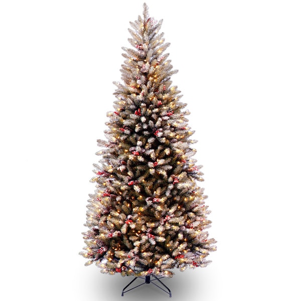 National Tree Company 4 ft. PreLit Slim Dunhill Fir