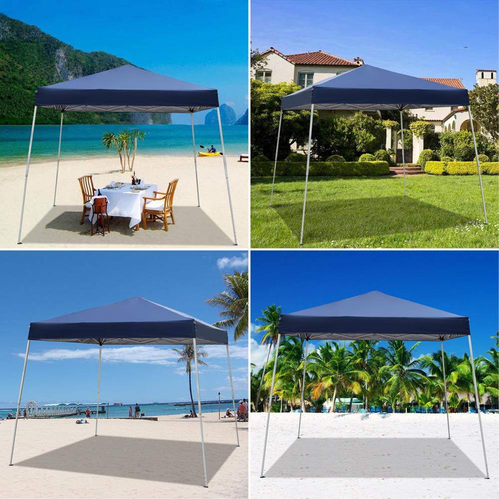 Ktaxon Pop up 10' x 10' Leg Tube Patio Tent Folding Gazebo Backyard Canopy