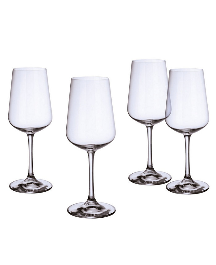 Villeroy and Boch Ovid White Wine Glass Set of 4