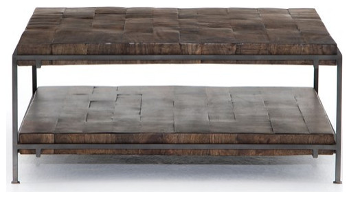 Foley Coffee Table Weathered Hickory   Modern   Coffee And Accent Tables   by Virgil Stanis Design  Houzz