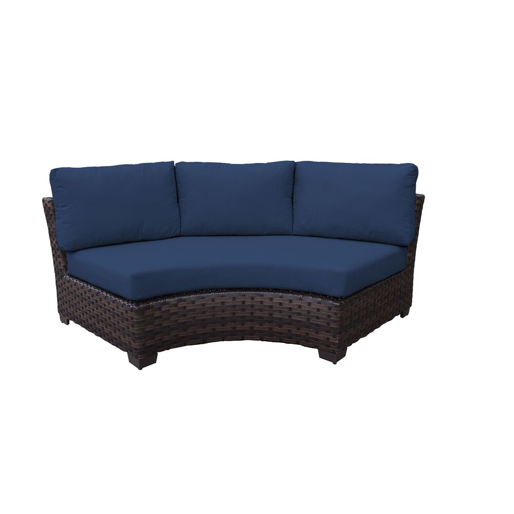 Kathy Ireland River Brook Wicker 4 piece Outdoor Patio Set