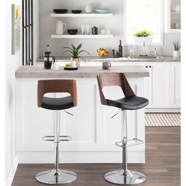 Carson Carrington Paula Adjustable Bar Stool (Set of 2)