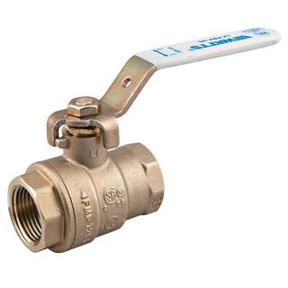 Watts 34 in. Brass FIP x FIP Full Port Threaded Ball Valve 34 LFFBV-3C