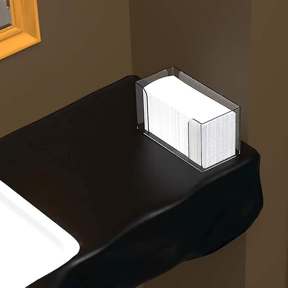 Countertop Towel Dispenser，clear Guest Towel Napkin Holder， Suitable For Z-fold， C-fold Or Mu