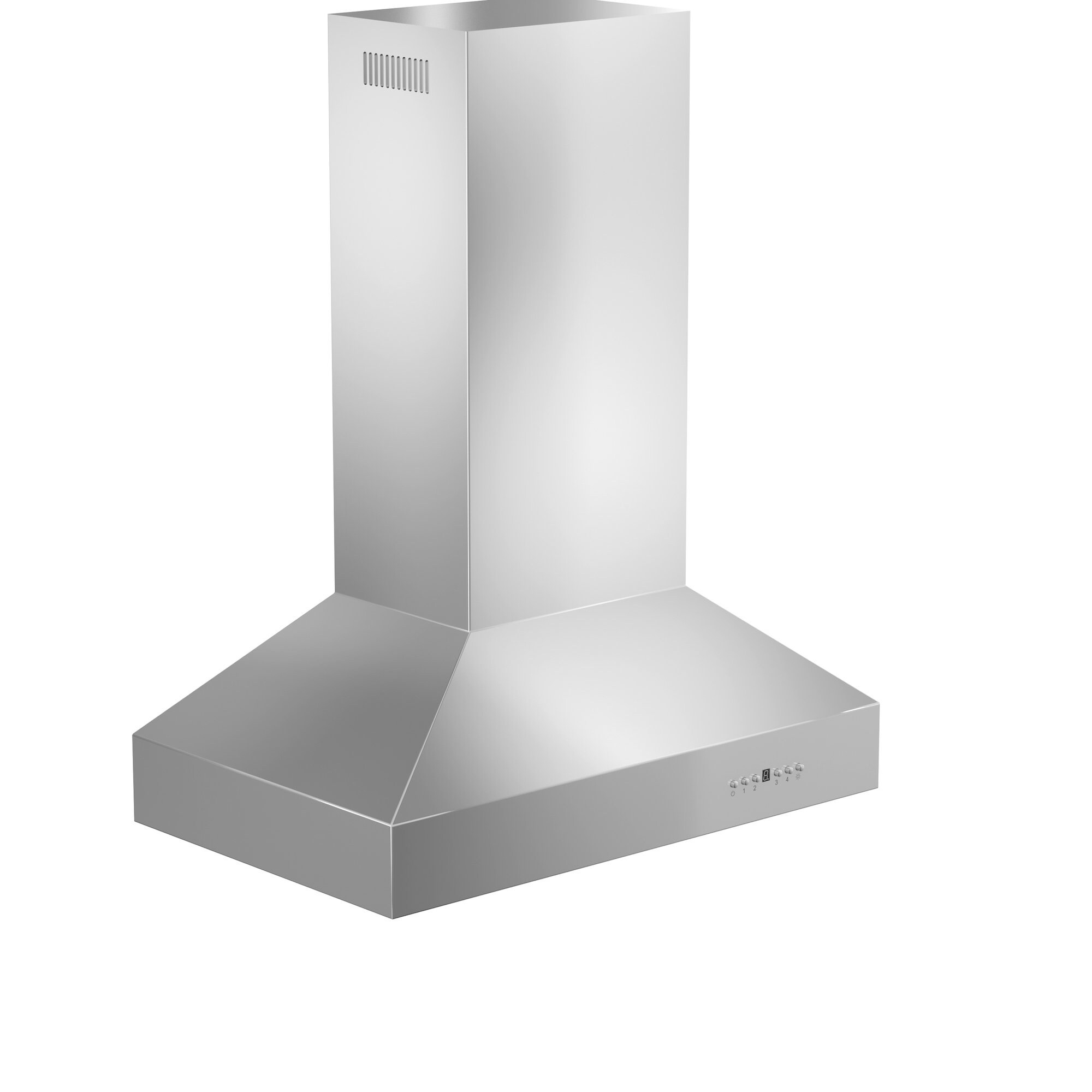 ZLINE Ducted Island Mount Range Hood with Remote Blower in Stainless Steel