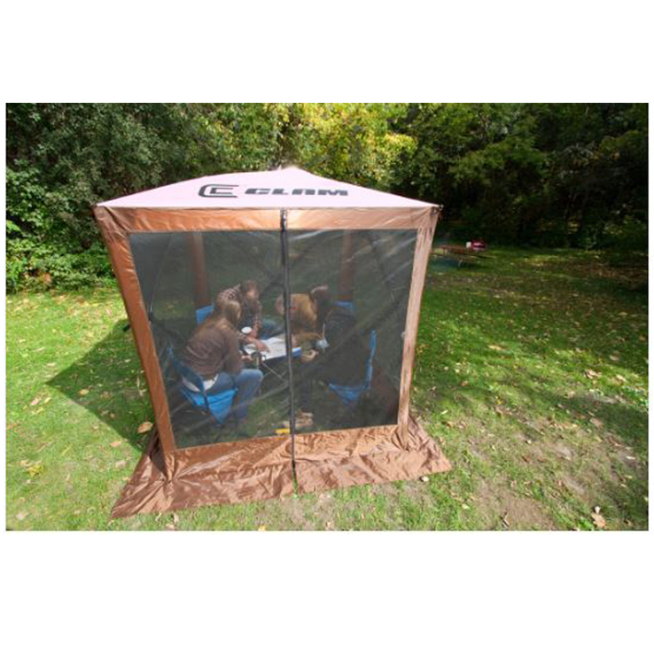 Clam QuickSet Traveler Screen Shelter  Brown  Brown 72in x 72in