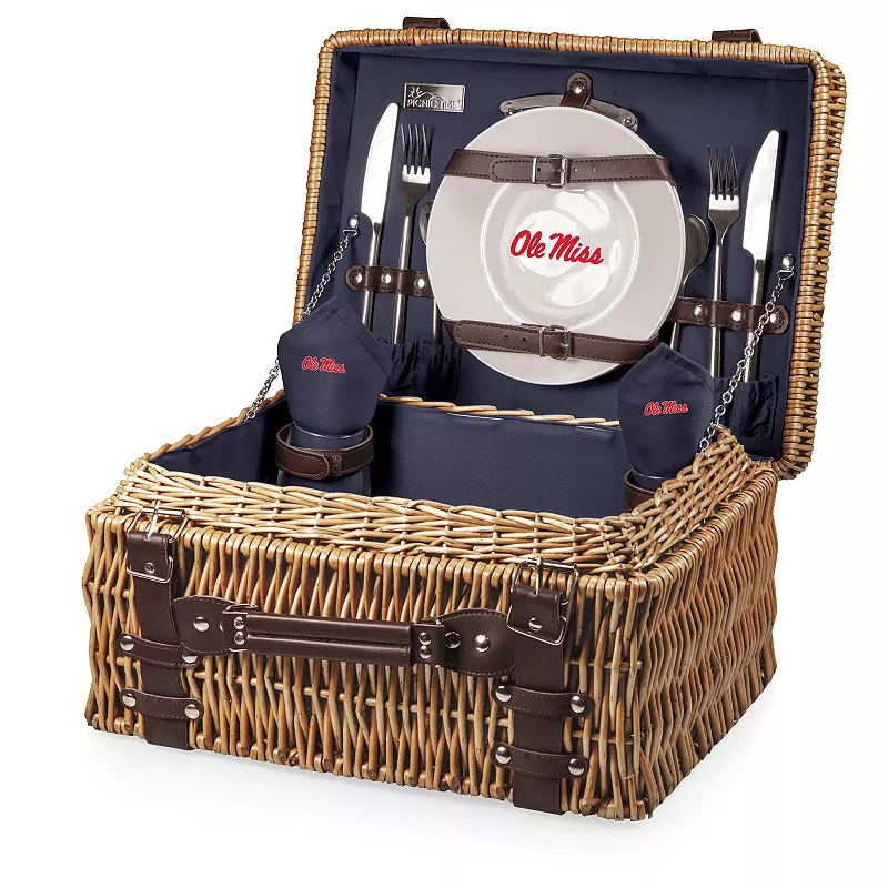 Picnic Time Ole Miss Rebels Champion Picnic Basket Set