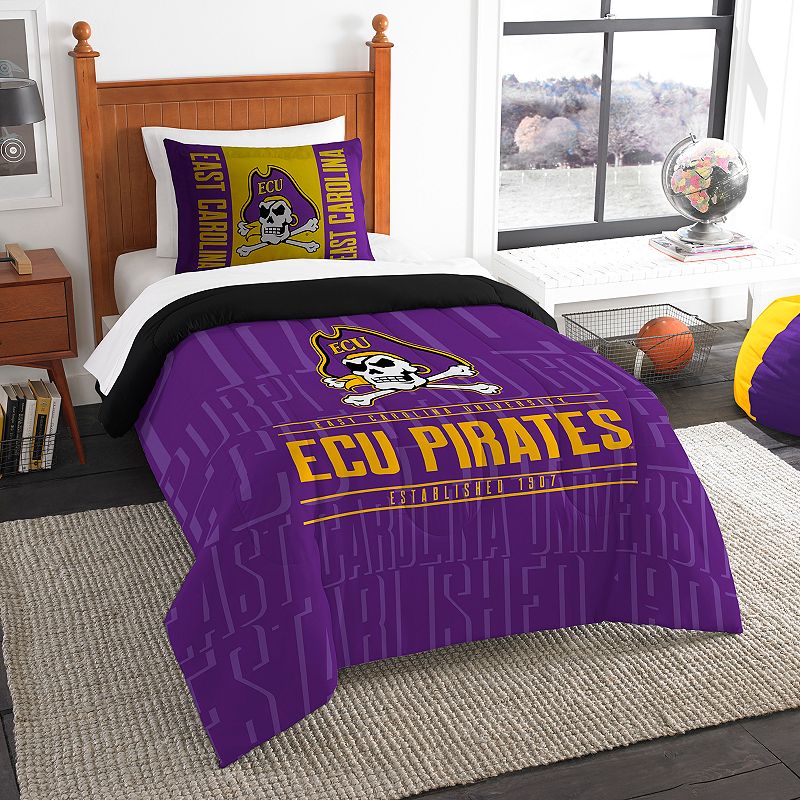 East Carolina Pirates Modern Take Twin Comforter Set by The Northwest