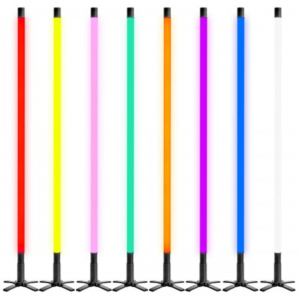 Febland LT34PL Purple Neon Tube Funky Slim Floor & Wall Lamp Light 137cm