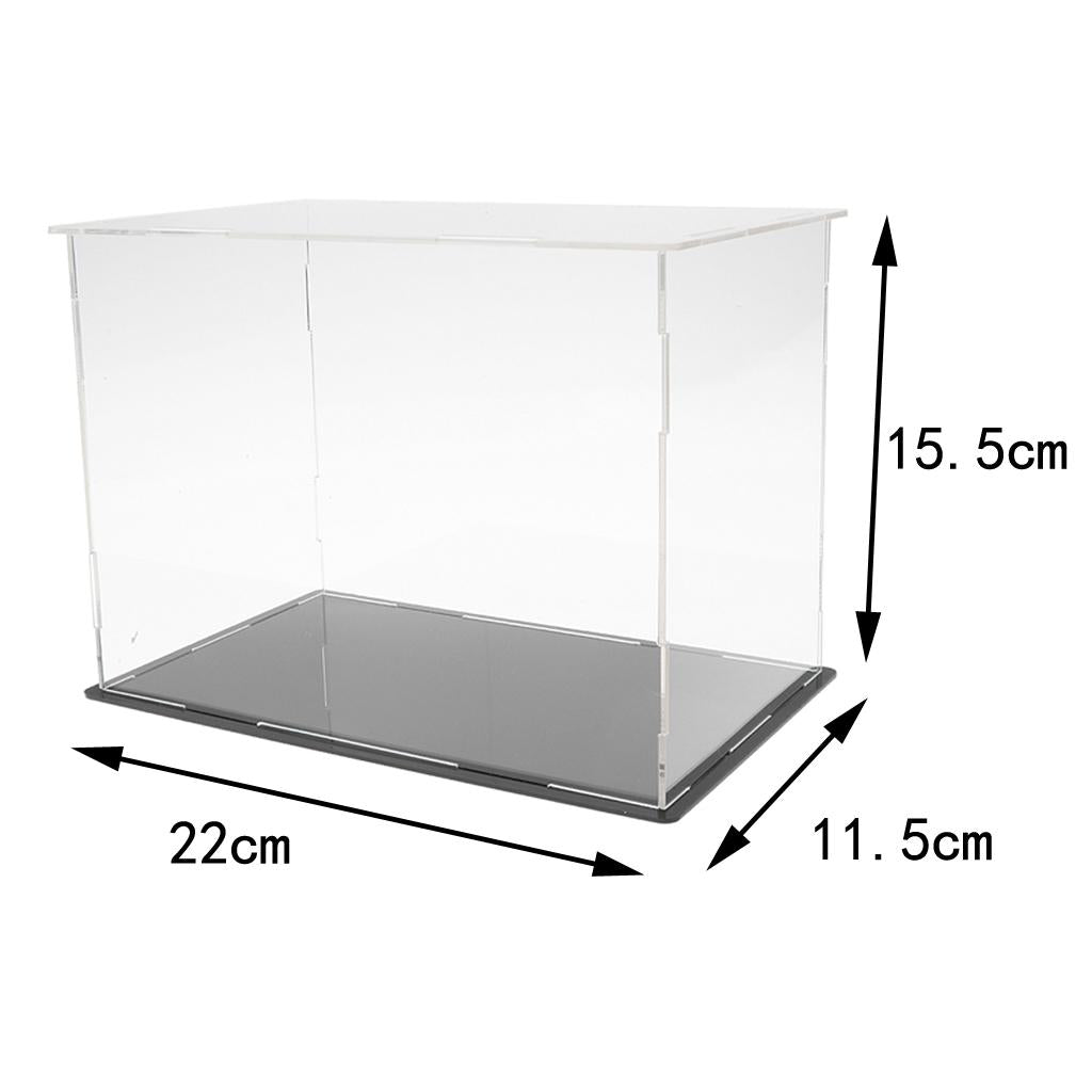 Acrylic Display Case Plush Dolls Toys Shop Retail Protective Cube Case ， 22x11..5cm