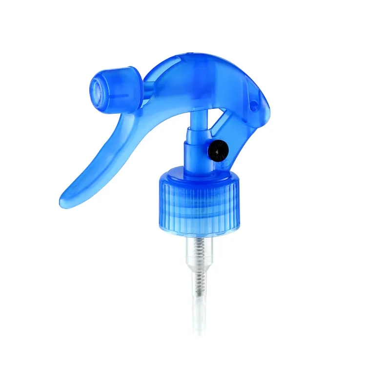 Colorful 28/410 mini non spill PP plastic smooth ribber cleaning wholesale mini trigger sprayer With clip  manufacturer