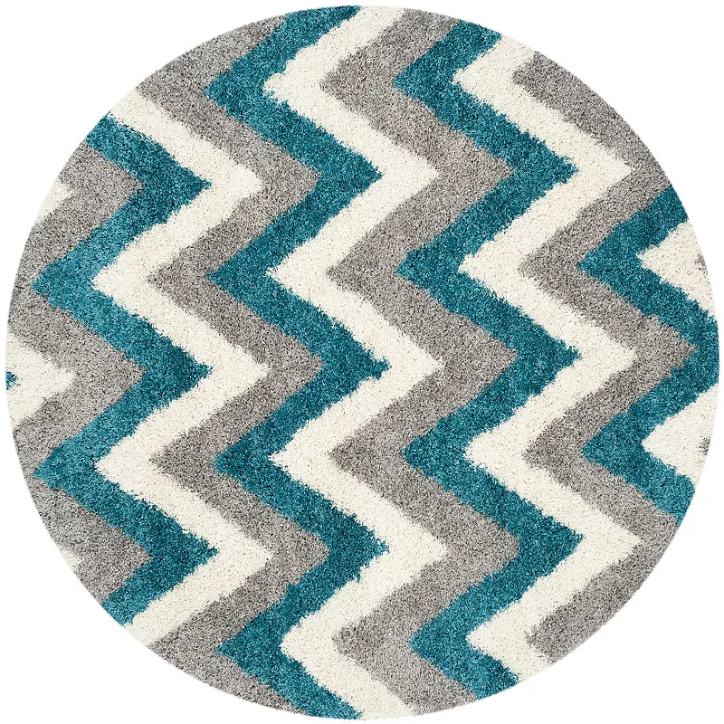 Safavieh Kids Jagged Edge Chevron Shag Rug