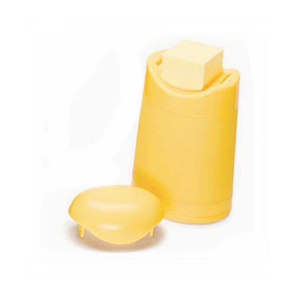 Butter Spread and Store， Yellow， 2 Pack - Butter Dish and Spreader Tool