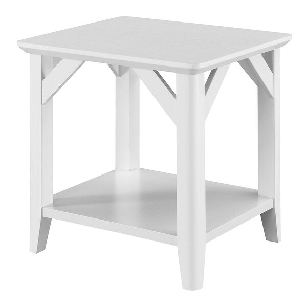 The Gray Barn West End Table with Shelf