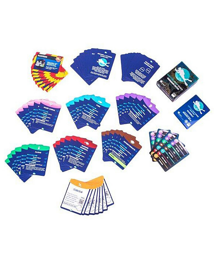 Accoutrements Virtual Reef Diver Tabletop Edition Educational Memory Card Game Half Monster Games 50 Piece