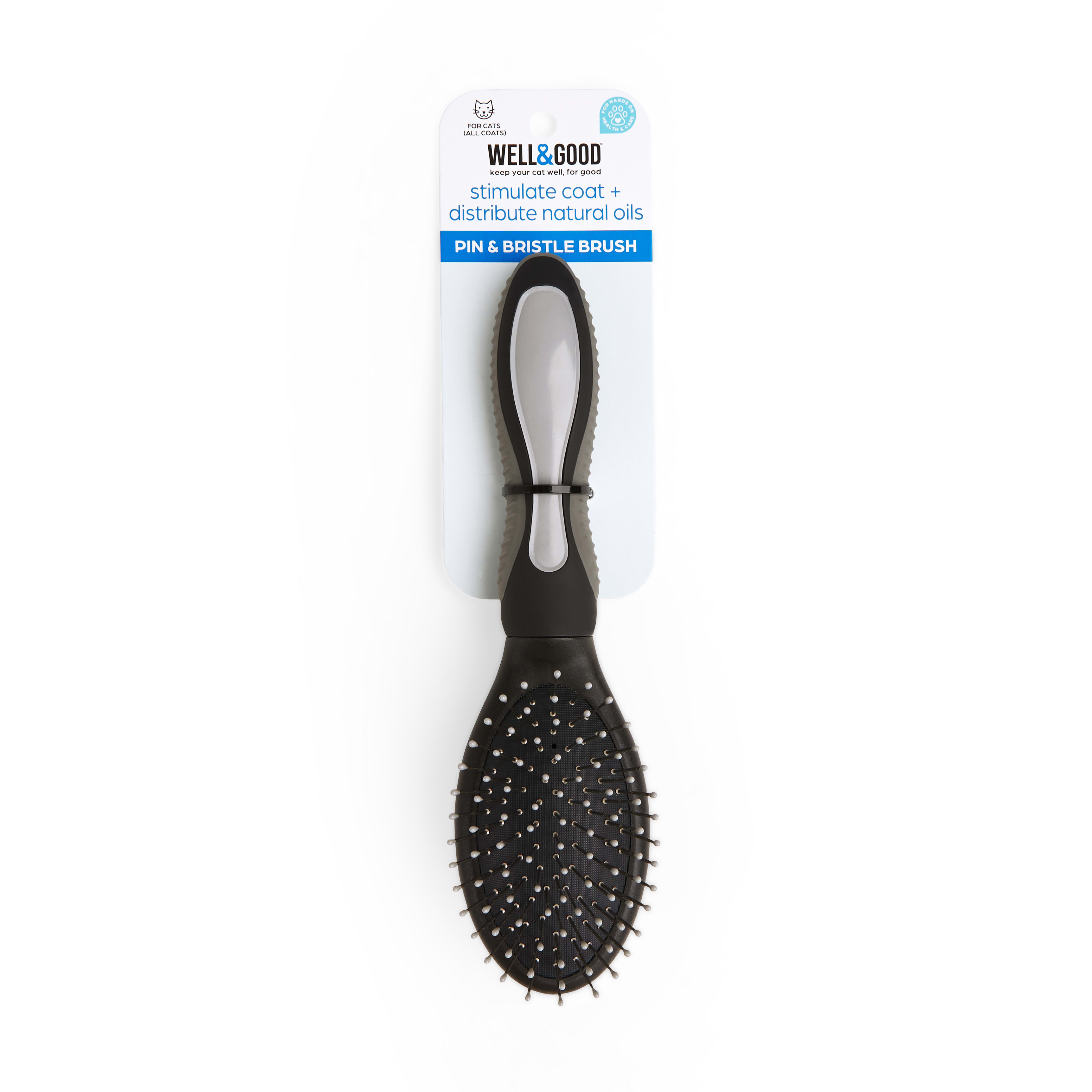 Well  Good Black Combo Pin  Bristle Cat Brush