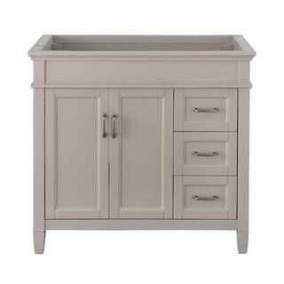 Home Decorators Collection Ashburn 36 in. W x 21.75 in. D Vanity Cabinet in Grey ASGRA3621DR