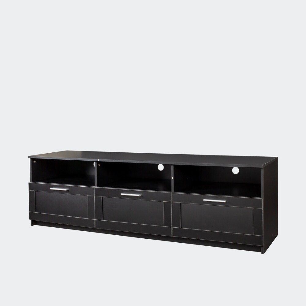 Modern minimalist TV cabinet 80 inch TV stand