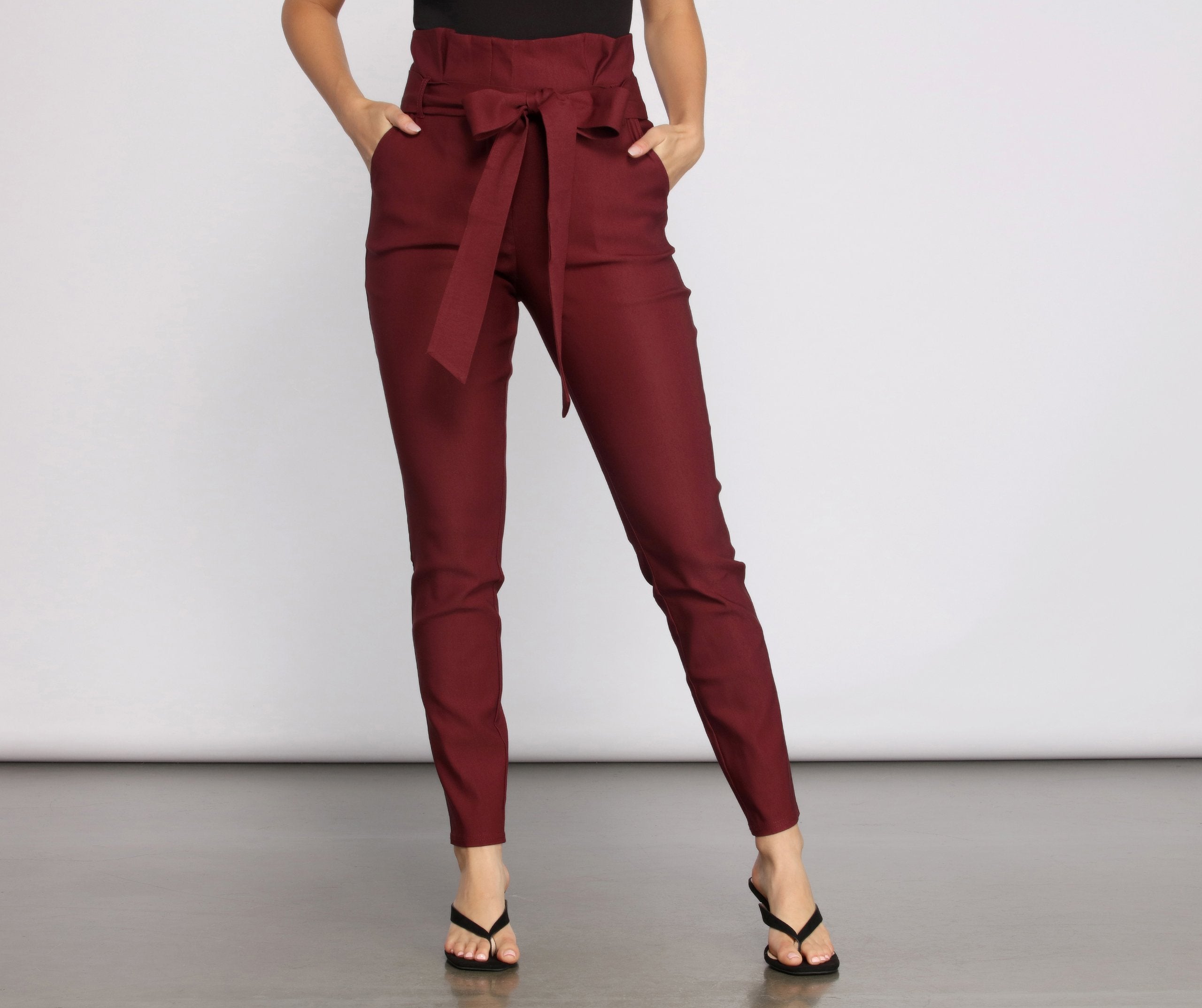 Effortless Style Tie Waist Pants