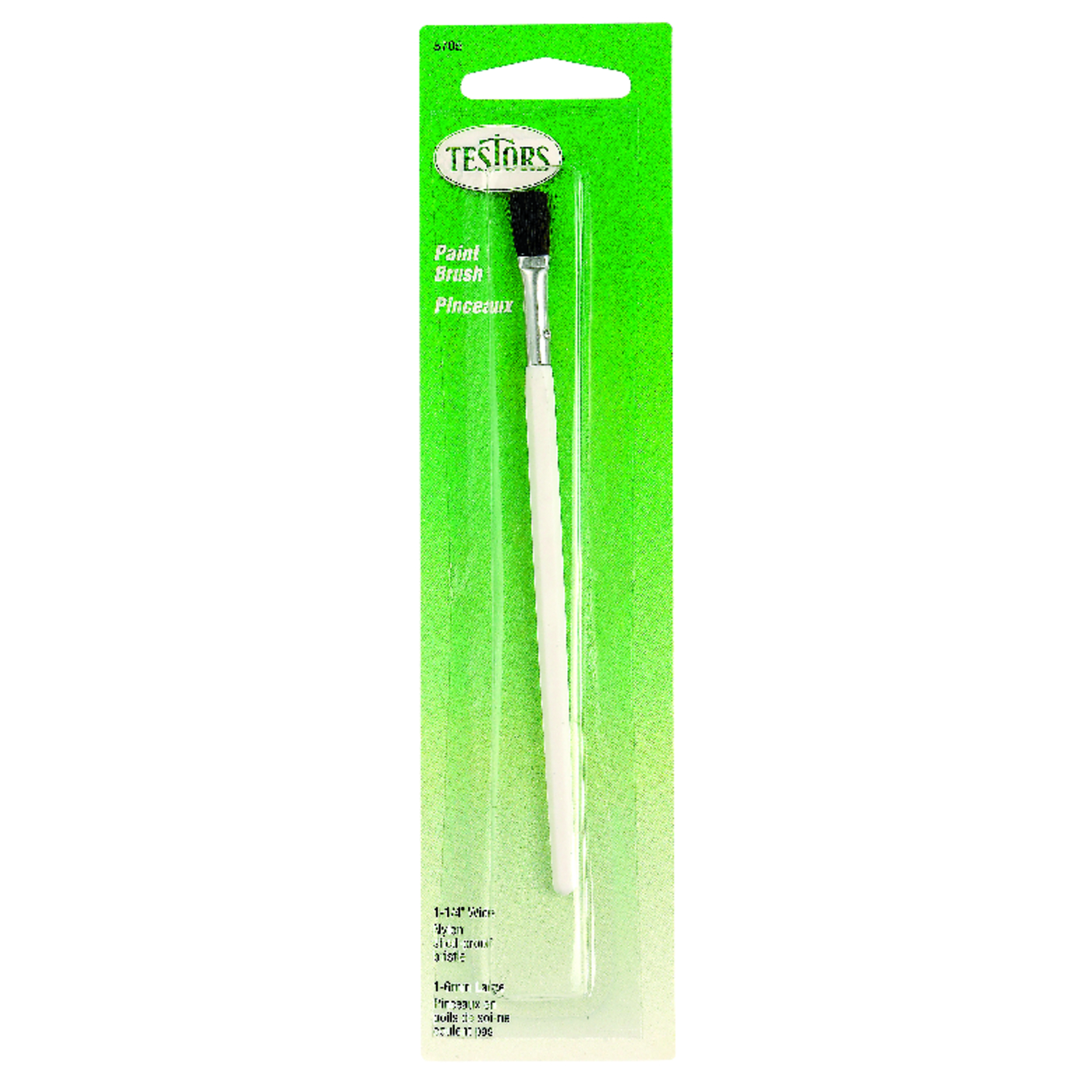 Testors 1/4 in. Flat Artist Paint Brush