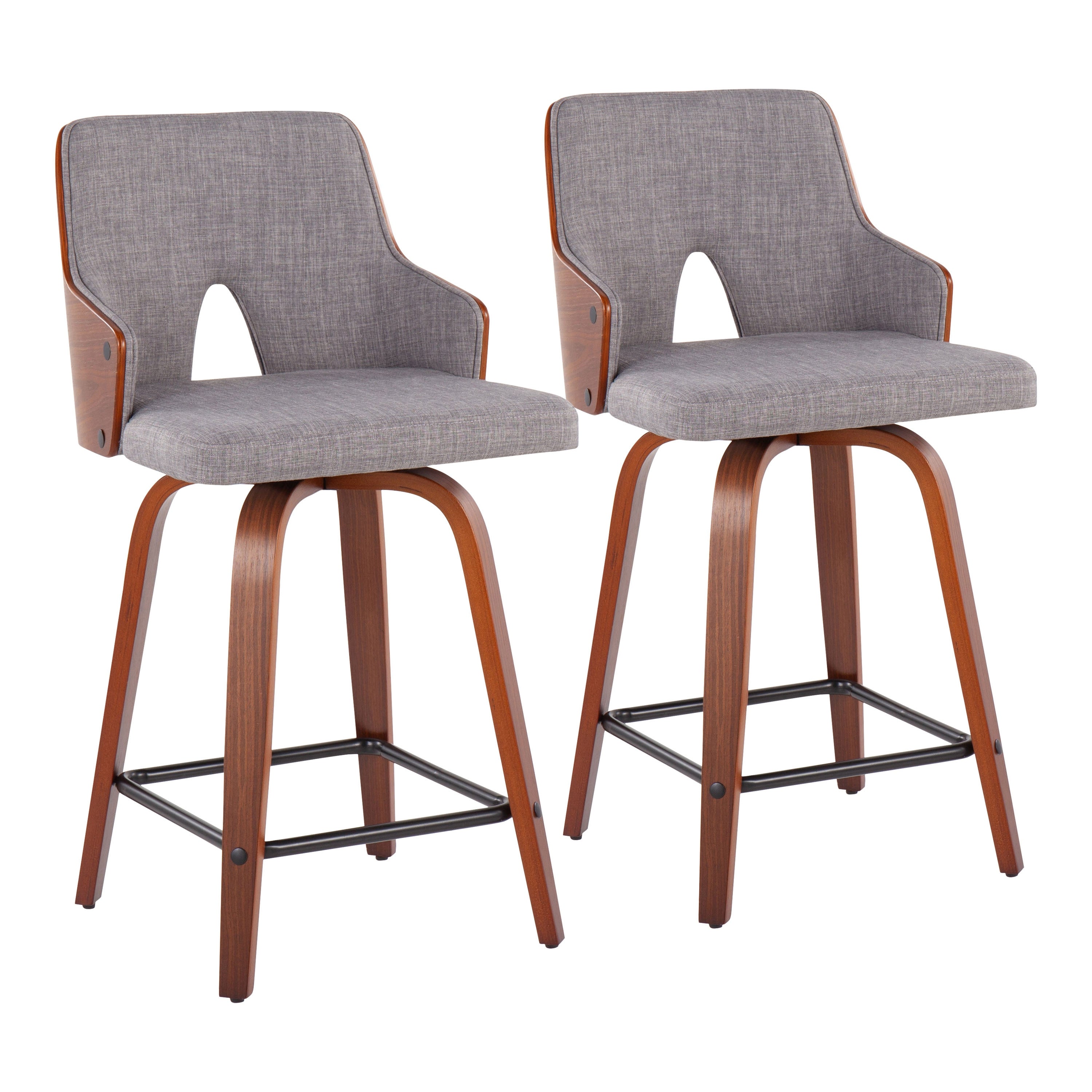 Carson Carrington Valberg Fixed-Height Counter Stool (Set of 2)