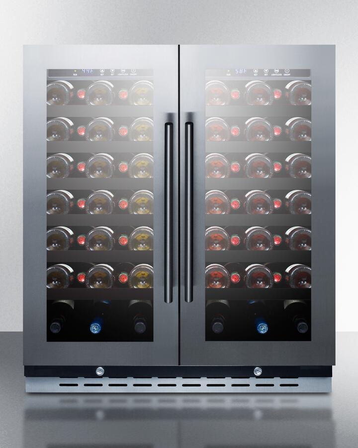 Summit SWC3066B 30 Inch Stainless Steel Wine Cooler