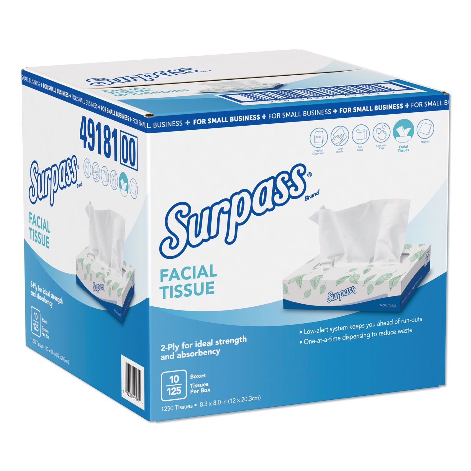 Facial Tissue by Surpassandreg; KCC49181