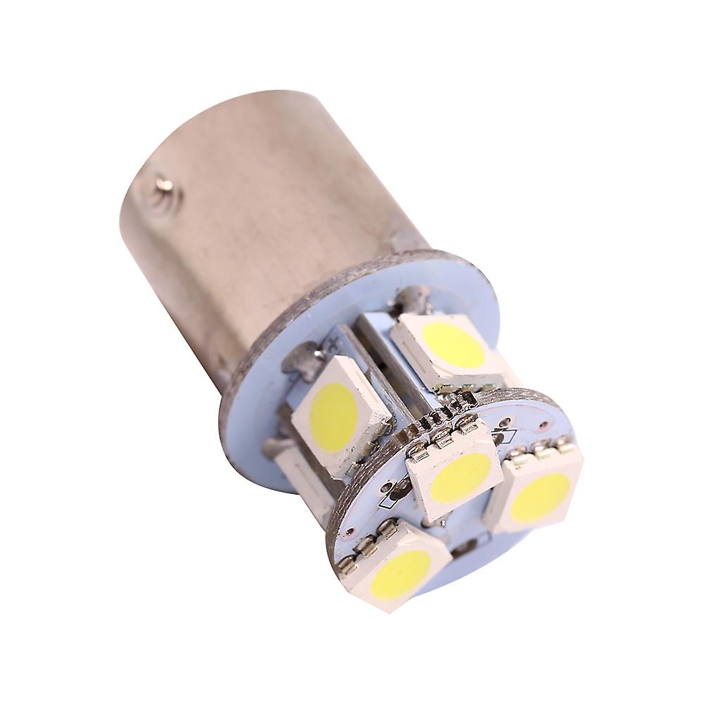 2pcs White Ba15s R5w 1156 5050 8smd Led  Car Brake Lights Bulbs