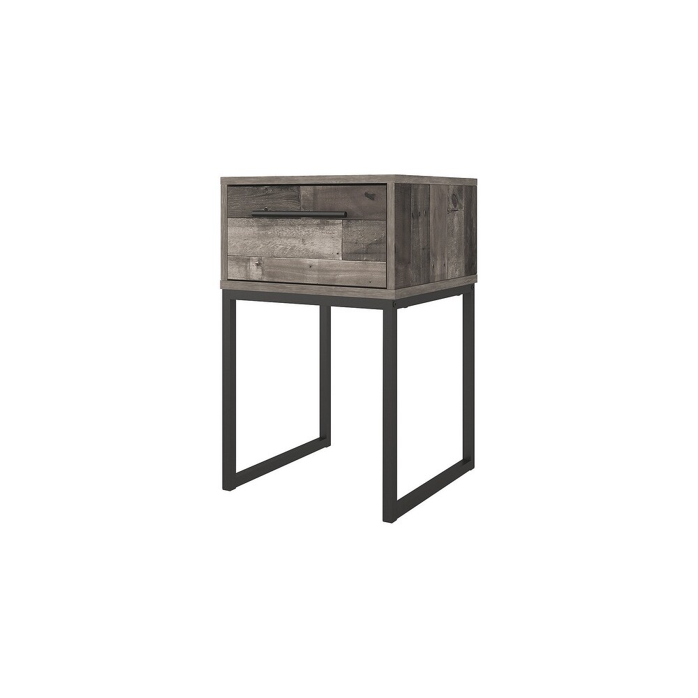 Ashley Furniture Neilsville Multi Gray Single Drawer Night Stand