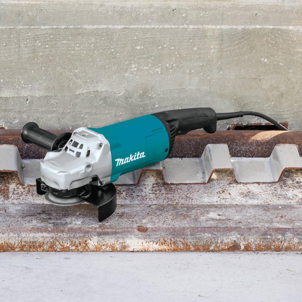 7 In. SJS?II Angle Grinder， with No Lock-On Switch