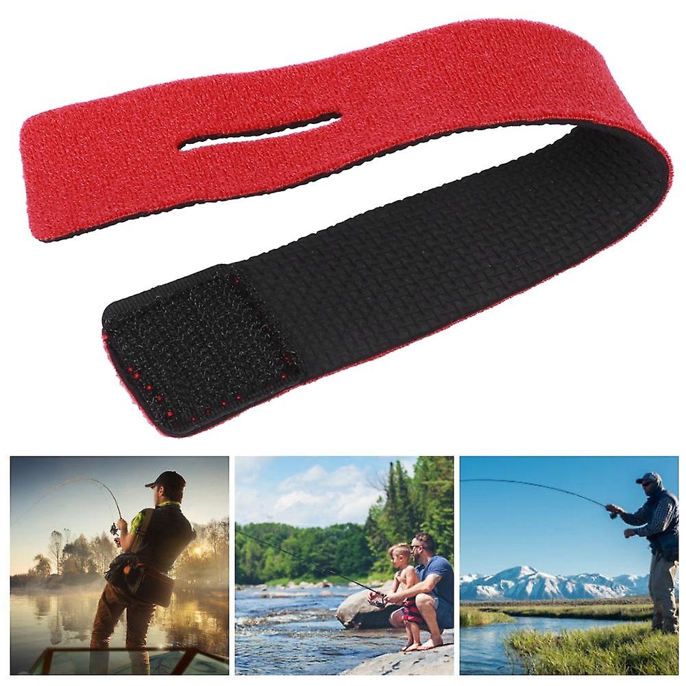 4pcs Reusable Fishing Rod Strap Strong Flexible Hook And Loop Fishing Gear Strap Rod Beltred