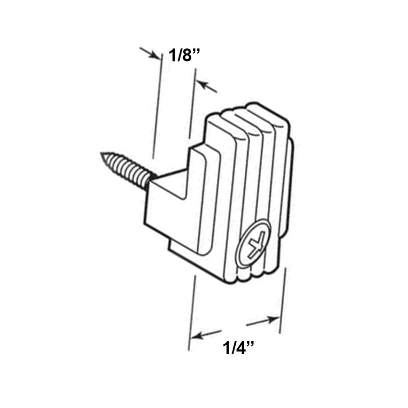 MIRROR CLIP W/ ANCR 1/4