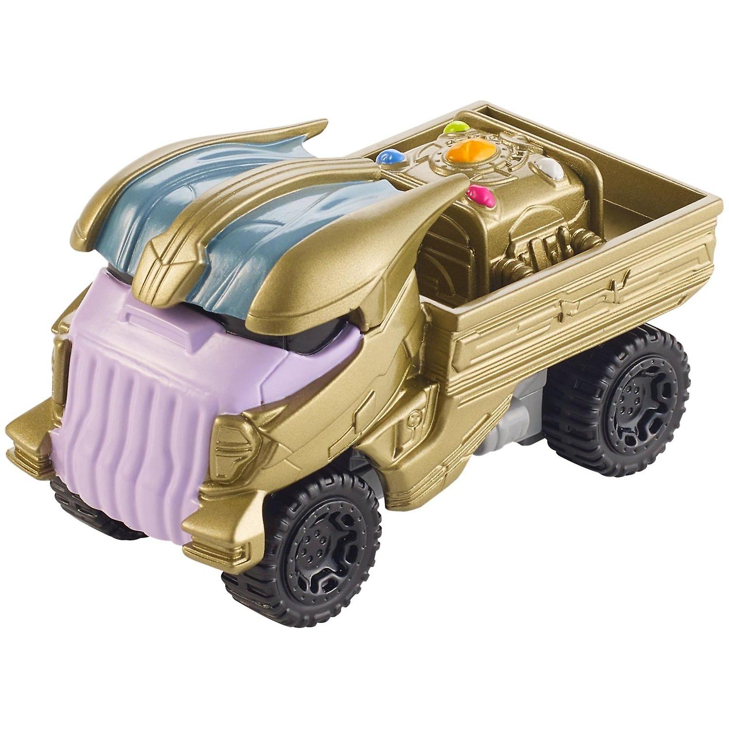 Hot Wheels Marvel Flip Fighters Thanos Avengers Crash Car 11cm