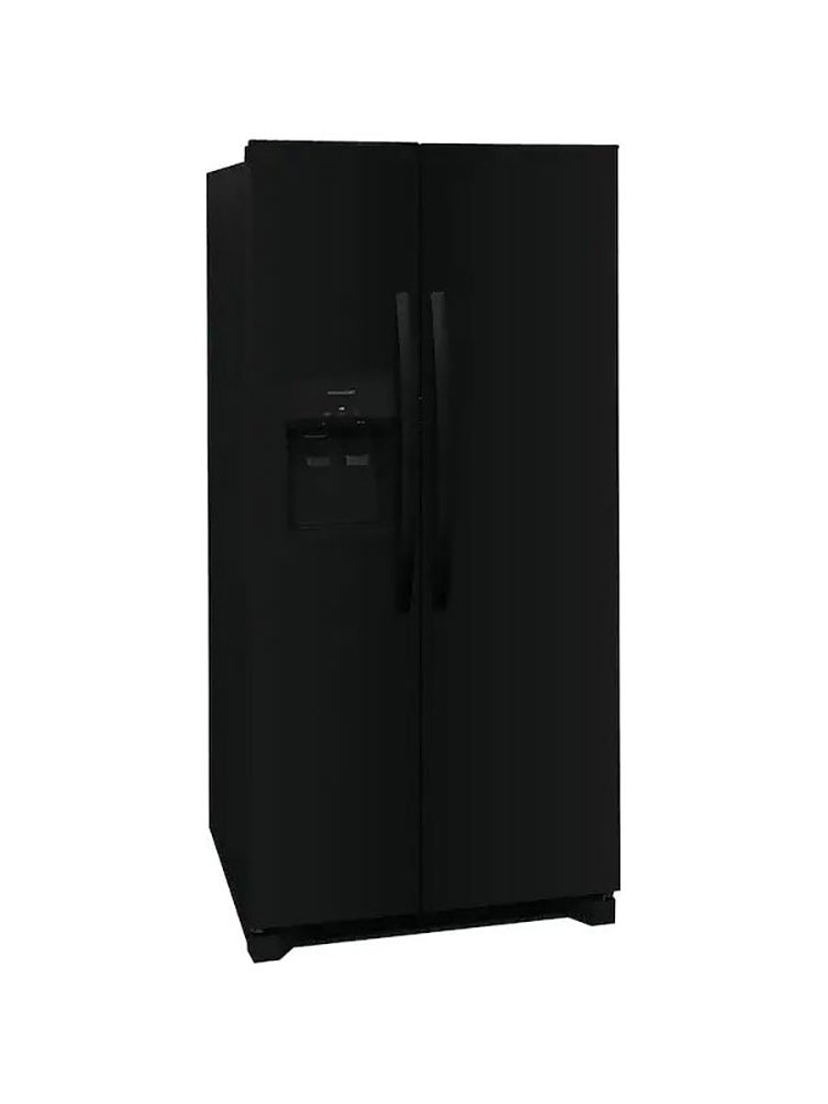 Frigidaire 22.3 Cu. Ft. Black Side-By-Side Refrigerator