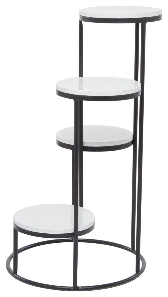 Iron Modern Plantstand   Transitional   Plant Stands And Telephone Tables   by Brimfield  ampMay  Houzz