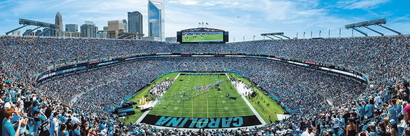 Carolina Panthers Stadium NFL 1000 Piece Panoramic...