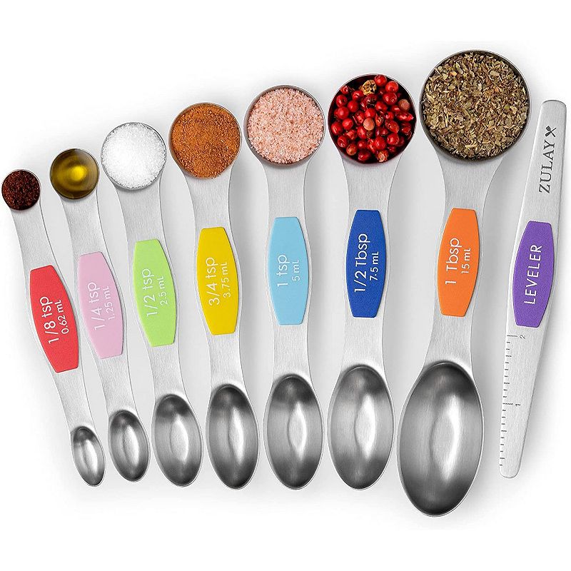 Magnetic Measuring Spoons - Set of 8