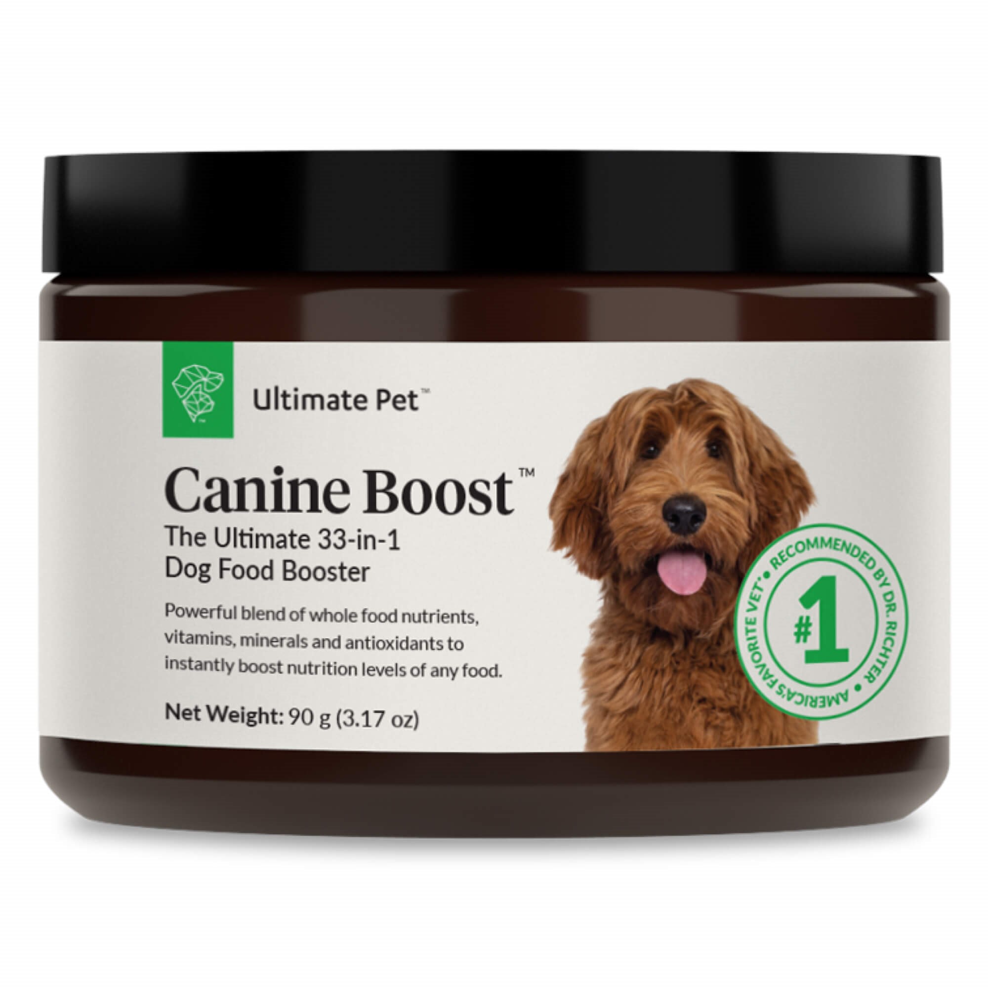 Ultimate Pet Nutrition Canine Boost Powder Supplement for Dogs， 3.17 oz.